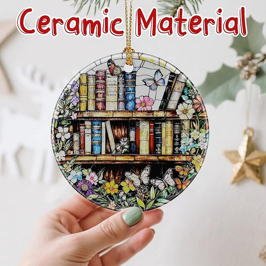 Enchanting Book Christmas Ornaments: Christmas Tree Ornaments & Holiday Decor – Perfect Holiday Presents & Gift Ideas for Friends, Coworker, Family, Book Lover, and Literary Lover