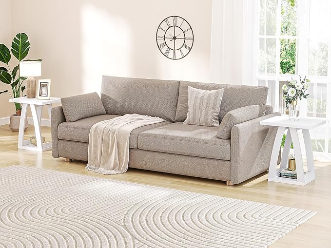 End Tables Living Room Set of 2. Side Tables Living Room. Side Table Beside Sofa. Modern End Table for Home. White End Tables Set of 2