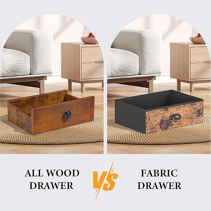 47" Narrow Console/Entryway Table with Storage & 3 Drawers & Outlets, for Sofa & Living Room, Hallway/Foyer/Couch/TV/ Aquarium Stand Table for Entryway with USB Ports, LED Light Strip,Perfect for Home