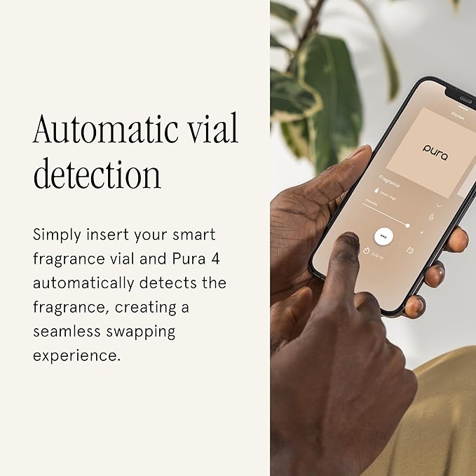 Pura & Simplicity Home Scent Refill - Smart Air Diffuser - Up to 120-Hours of Luxury Fragrance per Refill - Home Essential - Clean & Safe Diffuser Fragrance - 2 Pack, Lemon