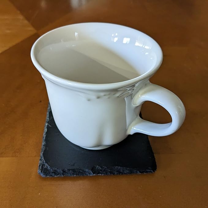 Rev It Up in Style: 1957 Chevy Bel Air Hot Rod Coasters for Gearheads - Square Slate - Set of 8