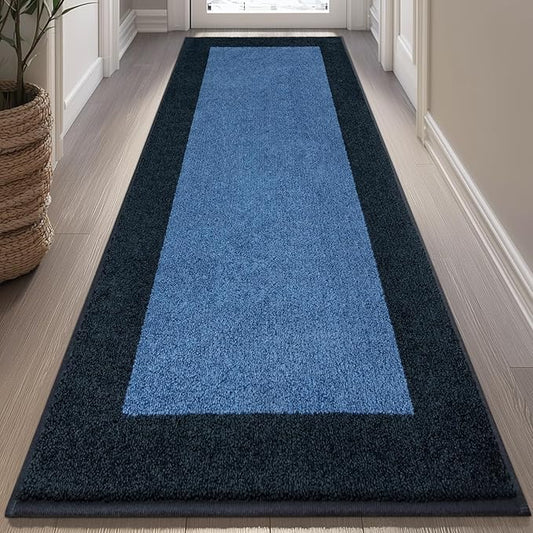 Machine Washable Kitchen Rug 32" x 70", Non Slip Indoor Door Rug, Absorbent Entrance Runner Rug for Bedroom, Hallway, Bathroom, Floor (Roll Packing)