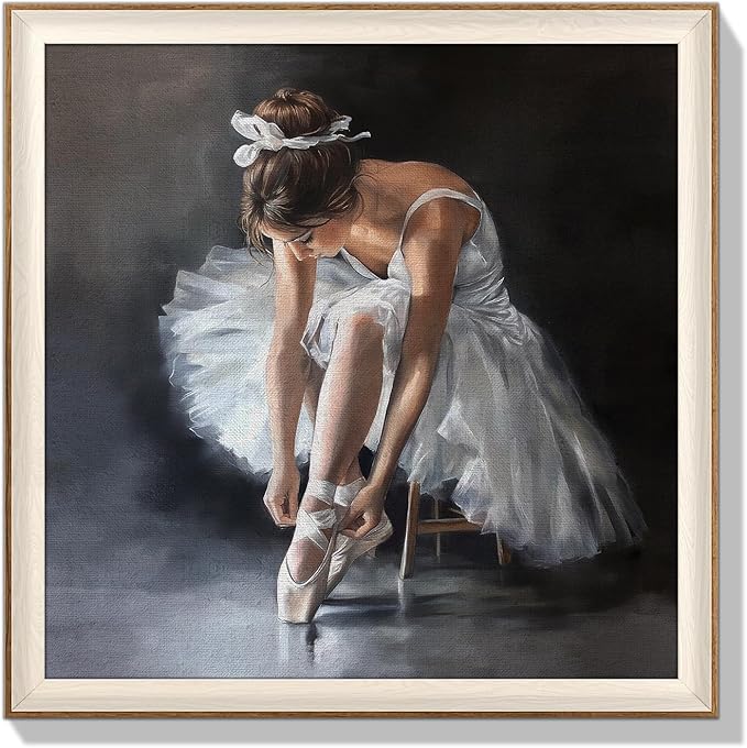 YUEYARIT Framed wall art, vintage wall decor, modern farmhouse style decor, canvas printed pictures, suitable for gifts, cottagecore bedroom, bathroom, living room, and office artwork.