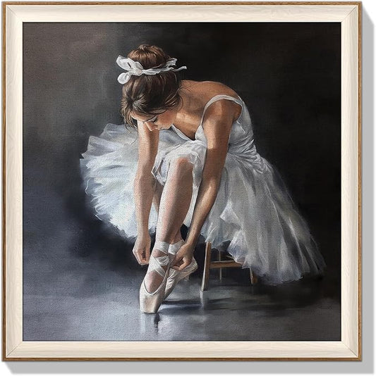 YUEYARIT Framed wall art, vintage wall decor, modern farmhouse style decor, canvas printed pictures, suitable for gifts, cottagecore bedroom, bathroom, living room, and office artwork.