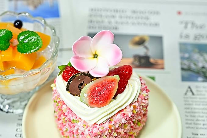 15pcs Pink Flowers PU Real Touch Lifelike Hawaiian Artificial Flowers for DIY Wedding Bouquets Pink Bridal Shower Centerpieces Arrangements Party Tables Decorations