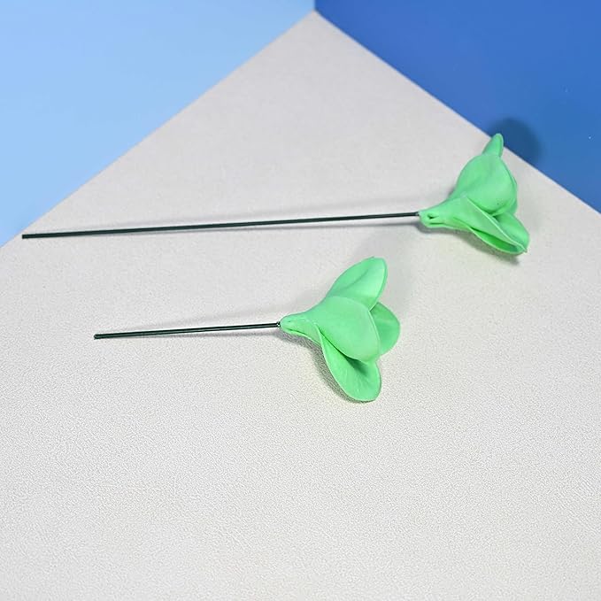 Birthday Gifts for Women 10pcs Christmas Green Flowers PU Real Touch Flowers Hawaiian Plumeria Frangipani Artificial Flowers for DIY Birthday Gifts Wedding Gifts Home Decor Table Centerpiece