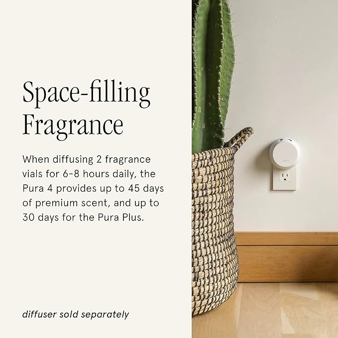 Pura & Simplicity Home Scent Refill - Smart Home Air Diffuser Fragrance - Provides Hours of Luxury Fragrance - Household Essential - Clean & Safe Diffuser - Single Refill, Pine