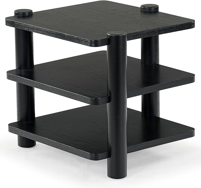 SAFAVIEH Couture Collection Edisyn Black 3-Shelf Accent Table