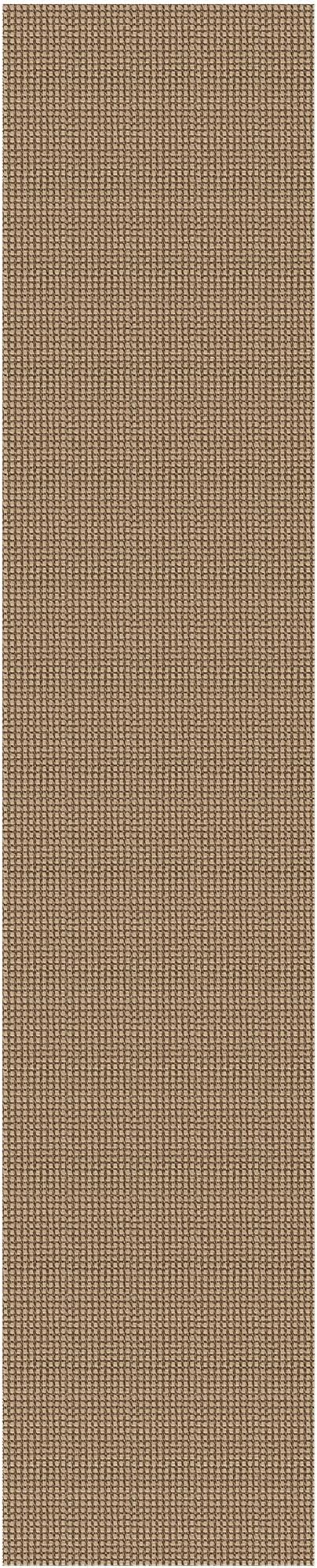 IOHOUZE Washable Runner Rug 2x10 Non Slip Rubber Backed Long Hallway Runner Entryway Runner Indoor, Kitchen Rugs Woven Cotton Floor Carpet for Hall Entrance, Orange/Tan/Brown