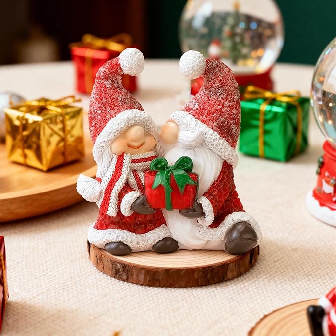 Christmas Gnomes Decorations Gnomes Figurine Christmas Home Table Ornaments Decor Christmas Gnome Gifts for Women Mom Grandma