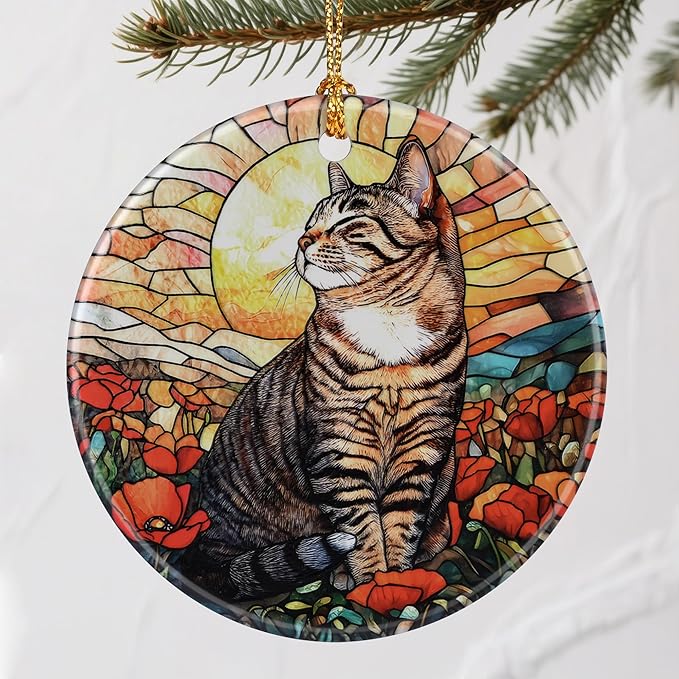 Exquisite Cat Christmas Ornaments: Christmas Tree Decorations & Holiday Ornaments – Holiday Presents, Gift Ideas for Friends, Coworker, Family, Cat Lover, and Pet Owner