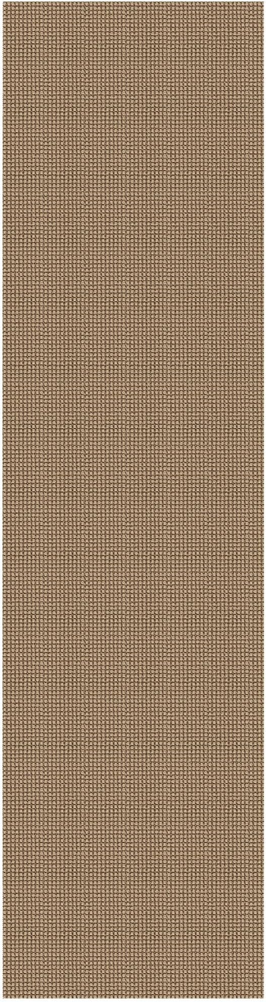 IOHOUZE Washable Runner Rug 2.6x10 Non Slip Rubber Backed Long Hallway Runner Entryway Runner Indoor, Kitchen Rugs Woven Cotton Floor Carpet for Hall Entrance, Orange/Tan/Brown
