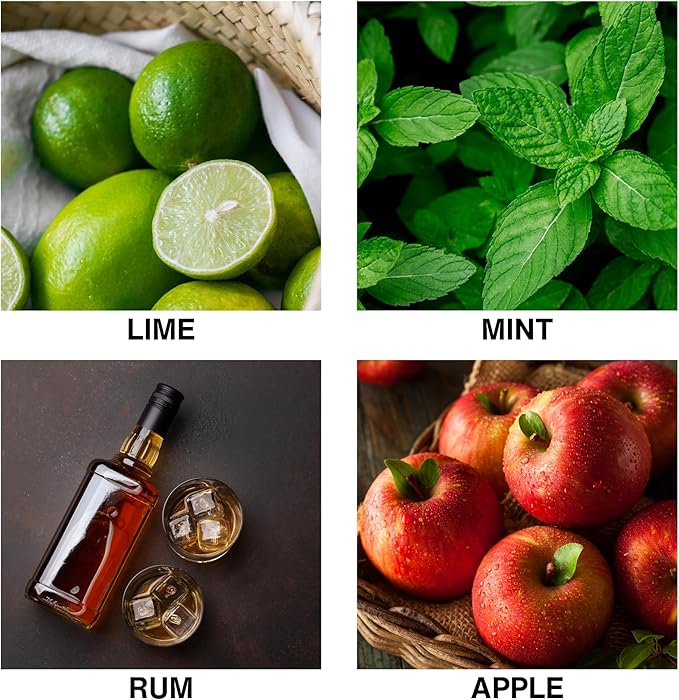 Mojito Reed Diffuser Oil – Long Lasting Diffusers for Home with Mint, Lime, Rum & Apple – Premium Home Fragrance Crafted by Expert Perfumers – 150ml