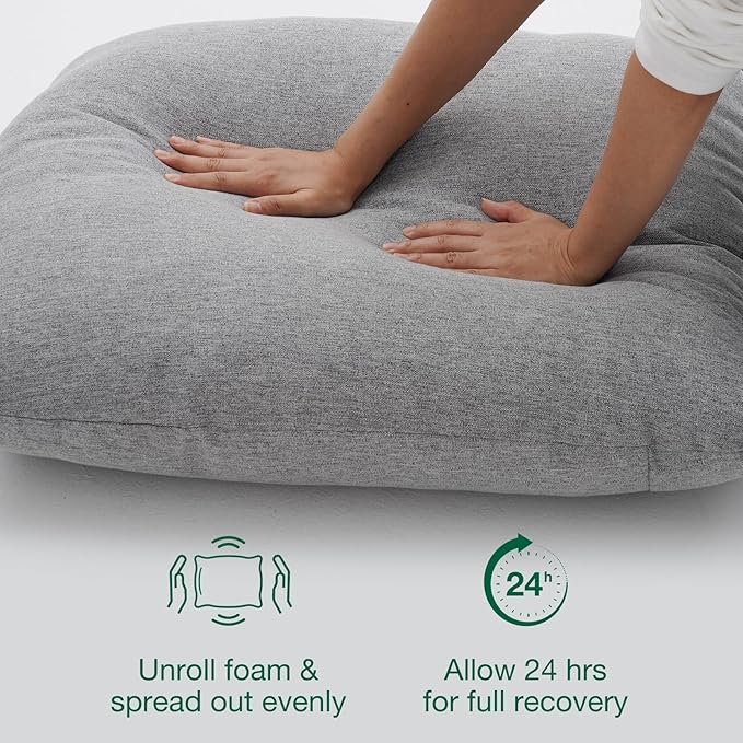 HOMMPA Sling Accent Chair Set of 2, Steel Frame Lounge Arm Chair Living Room Chair with Side Storage Pocket, Reading Accent Chair Mid Century Modern Bedroom Chair Linen Fabric Cover, Flax