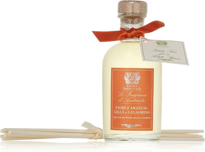 Antica Farmacista Home Ambiance Diffuser - Long-Lasting Reed Scent Diffuser - Luxury Room Freshener Gift - Orange Blossom, Lilac & Jasmine, 3.4 fl oz