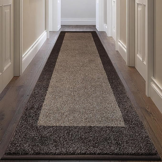 Machine Washable Kitchen Rug 32" x 84", Non Slip Kitchen Mat for Floor, Absorbent Entrance Runner Rug for Bedroom, Hallway, Bathroom, Door (Roll Packing)