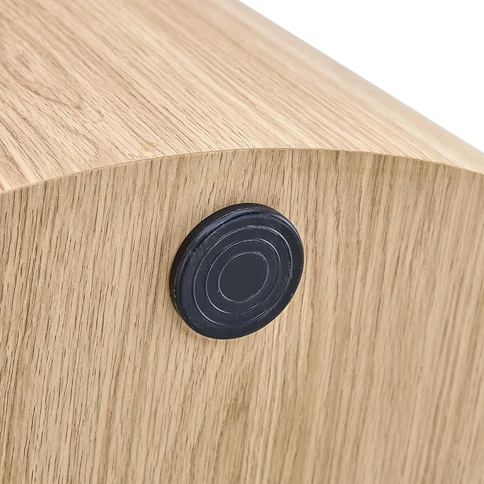 27.5" Round Wood Coffee Table, Modern Coffee Tables in Wood Finish for Living Room, Contemporary No Assembly Circle Wooden Center Cocktail Table for Bedroom, Reception Room