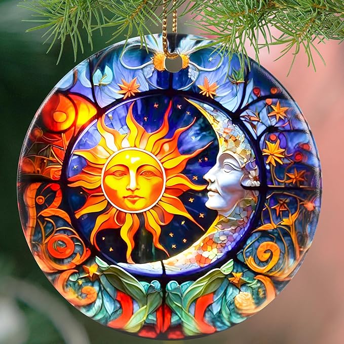 Touber Christmas Ornament, Sun God Christmas Decoration, Christmas Tree Ornaments, Holiday Decor, Christmas Keepsake, Sun God Lover Gifts