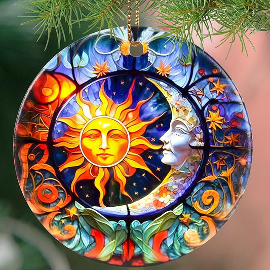 Touber Christmas Ornament, Sun God Christmas Decoration, Christmas Tree Ornaments, Holiday Decor, Christmas Keepsake, Sun God Lover Gifts