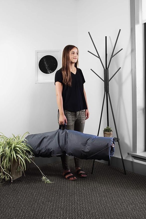 Zenithen Portable Foldable Indoor Wood Butterfly Folding Accent Chair, Perfect for Dorm Rooms, Bedrooms, and Living Rooms, Use for Lounging, Reading, Studying, and Gaming, Gray