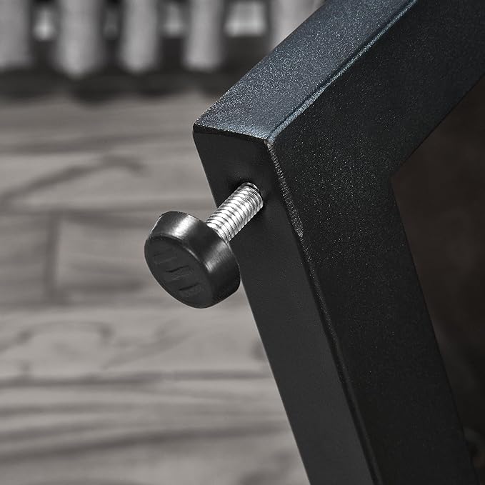 Round Coffee Table with Storage Shelf, 33.5in Circle Accent Center Table with Black Metal Legs, 2-Tier Industrial Cocktail Table for Living Room, Oak-1338OA