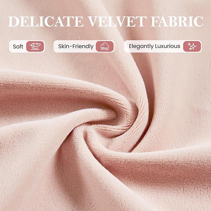 Yaheetech Small Accent Barrel Chairs for Living Room Set of 2, Velvet Cute Reading Corner Chair with Storage Footrest Lumbar Pillow for Bedroom Small Space Pink