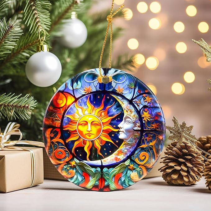 Touber Christmas Ornament, Sun God Christmas Decoration, Christmas Tree Ornaments, Holiday Decor, Christmas Keepsake, Sun God Lover Gifts