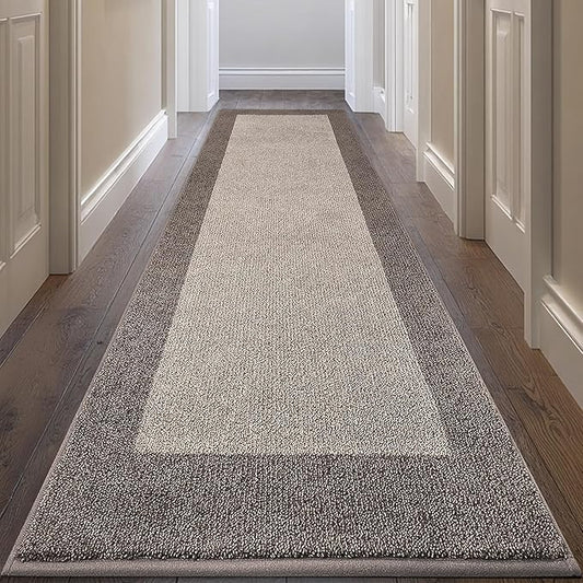 Machine Washable Kitchen Rug 32" x 84", Non Slip Kitchen Mat for Floor, Absorbent Entrance Runner Rug for Bedroom, Hallway, Bathroom, Door (Roll Packing)