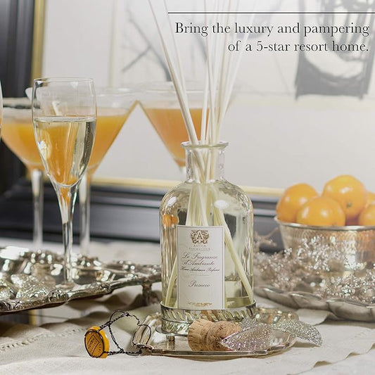 Antica Farmacista Home Ambiance Diffuser - Long-Lasting Reed Scent Diffuser - Luxury Room Freshener Gift - Prosecco, 8.45 fl oz