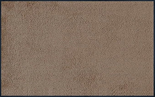 Wash and Dry Monotone Rug, Taupe Non-Slip Washable Doormat 29.5x47 in (Large)