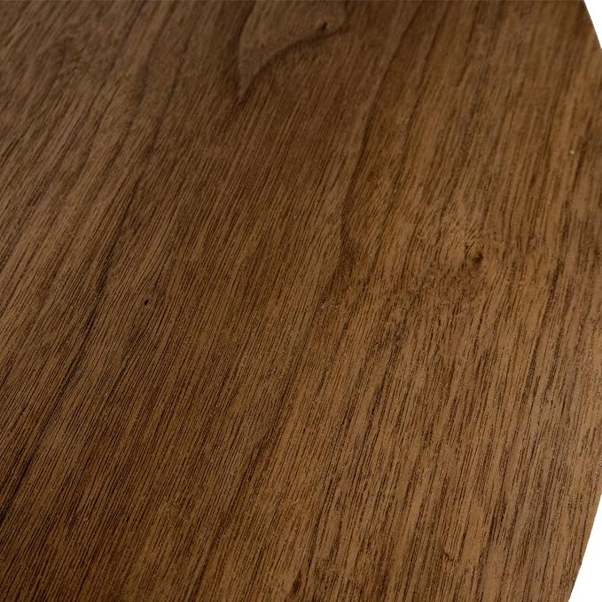 2-Tier Round Coffee Table Wood Nesting Side Table (Walnut, 28x28x18)