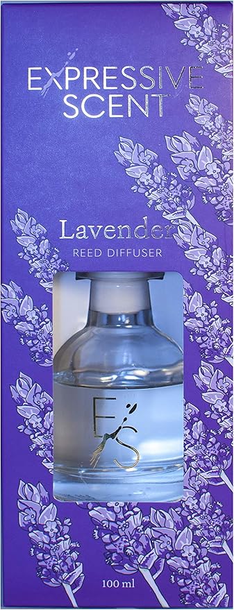 Brooklyn Fragrance Co Expressive Scent Reed Diffuser: Long-Lasting Home Fragrance, 100mL Bottles, Over 20 Scents Including Lavender, Jasmine, Fresh Linens