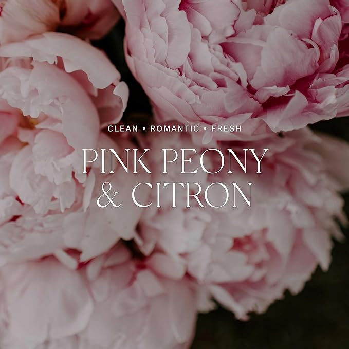 Antica Farmacista Home Ambiance Diffuser - Long-Lasting Reed Scent Diffuser - Luxury Room Freshener Gift - Pink Peony & Citron, 3.4 fl oz