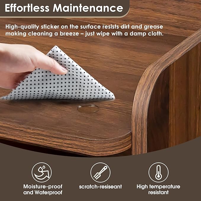 DMAITH 20"-99" Extendable Dining Table with Storage for 2-10 People, Modern Modular Extension Table, Space-Saving Extra Long Folding Dining Table, Multifunctional Conference Meeting Table, Walnut