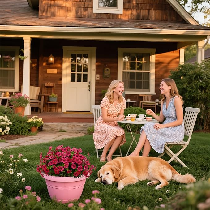 12 Bundles Artificial Flowers for Outdoor Indoor Fake Flowers uv Resistant Artificial Outdoor Flowers Fake Plants for Porch Garden Home Patio Decor (Rose Red)