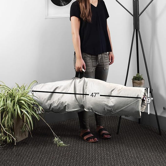 Zenithen Indoor Wood Butterfly Folding Accent Chair, Perfect for Dorm Rooms, Bedrooms, and Living Rooms, Use for Reading, Writing, Studying, Gaming, and Movies, White