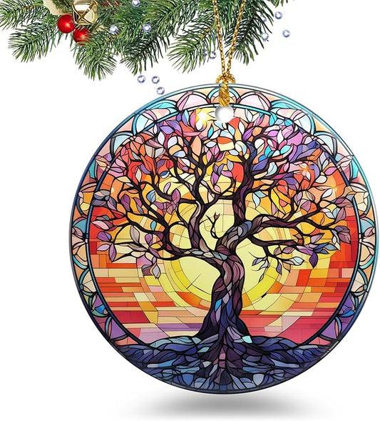 Tree of Life Christmas Ornaments 2025 Tree of Life Ornament Holidays Ornaments Christmas Tree Ornaments Hanging Accessories Navidad decoracion Xmas Gifts for Home Indoor Outdoor Decor
