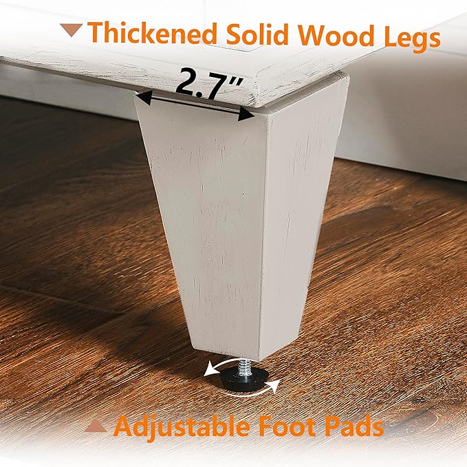 65.2" Mid Century Modern Sideboard Buffet Cabinet with Storage,Symmetrical Geometric Accent Coffee Bar Wine Bar Storage Cabinet,Large Console Table for Living Room/Entryway/Kitchen,Antique White