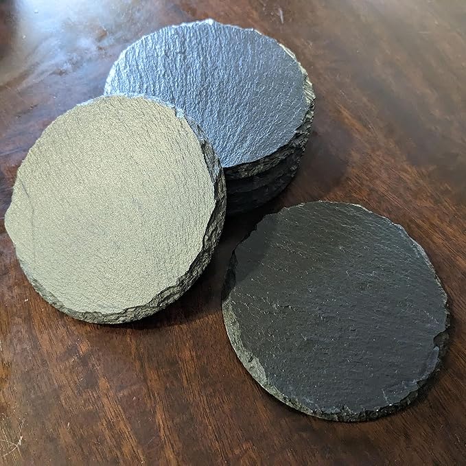 1970 Chevelle SS 555 Coasters: Unleash The Power on Your Coffee Table - Round Slate - Set of 5