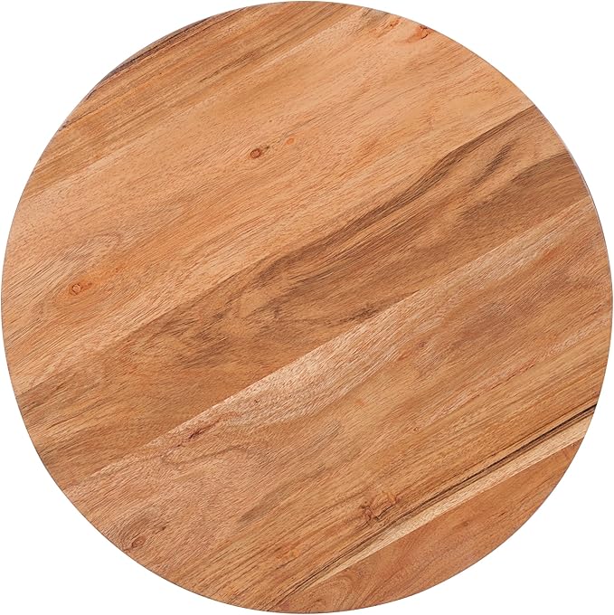 BIRDROCK HOME Wooden Nesting Side Tables - Mid Century Modern Stackable Coffee Table - Space-Saving Wooden End Table for Living Room, Bedroom, Centerpiece, Office, Balcony - Natural Mango Wood - 2 Set