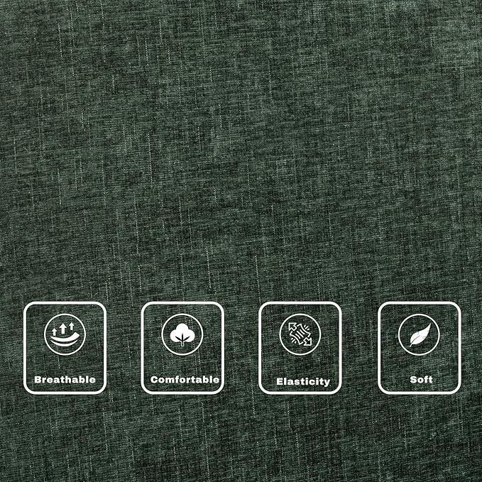 Accent Chair for Living Room,Mid-Century Arm Chair Chenille Living Room Chairs,Upholstered Reading Chair for Bedroom,Single Sofa Chair with Wood Legs for Apartment,Green