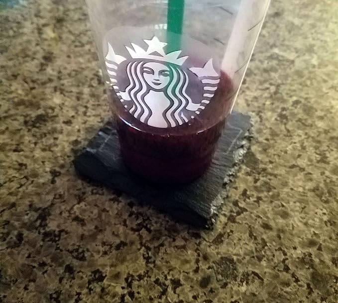 1970 Chevelle SS 454 Coasters: Unleash The Power on Your Coffee Table - Square Slate - Set of 8