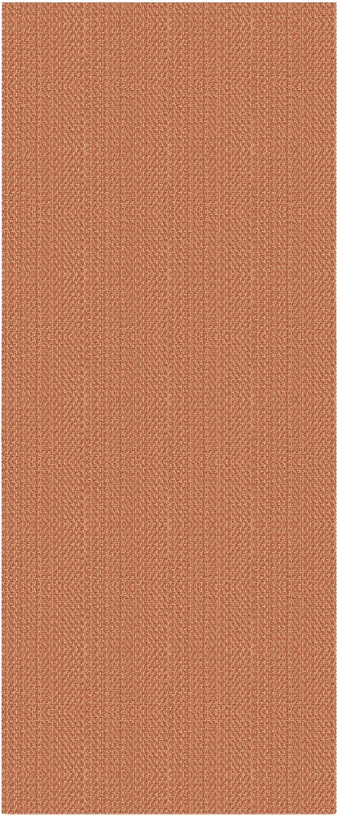 IOHOUZE Washable Runner Rug 2x5 Non Slip Runners for Hallways Entryway Runner Indoor, Kitchen Throw Rug Woven Cotton Floor Carpet for Hall Entrance Bedroom, Rustic Orange
