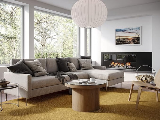 12 inch Round Glass Table Top - Clear Tempered Glass Surface Protector - Safe Pencil Polished Edge - Coffee, Dining and End Table