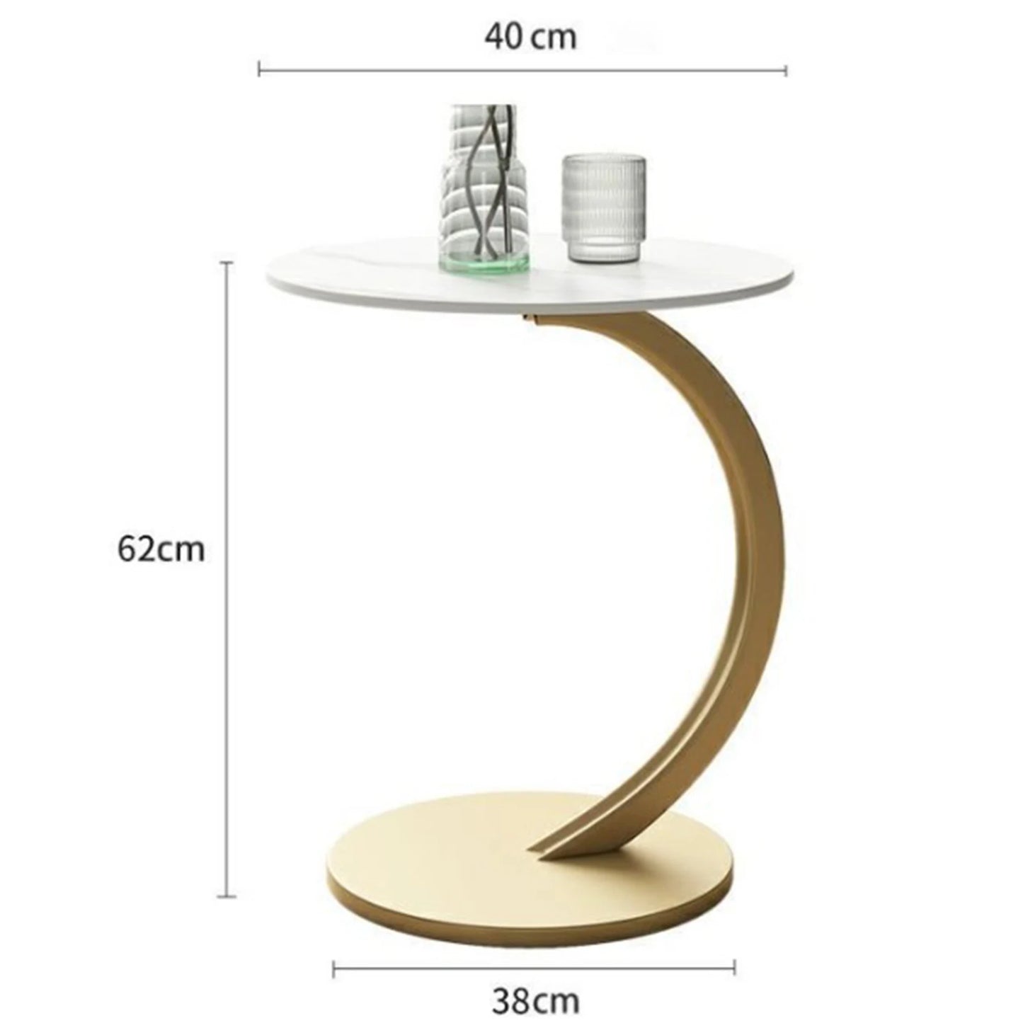 Modern Side Table with Storage