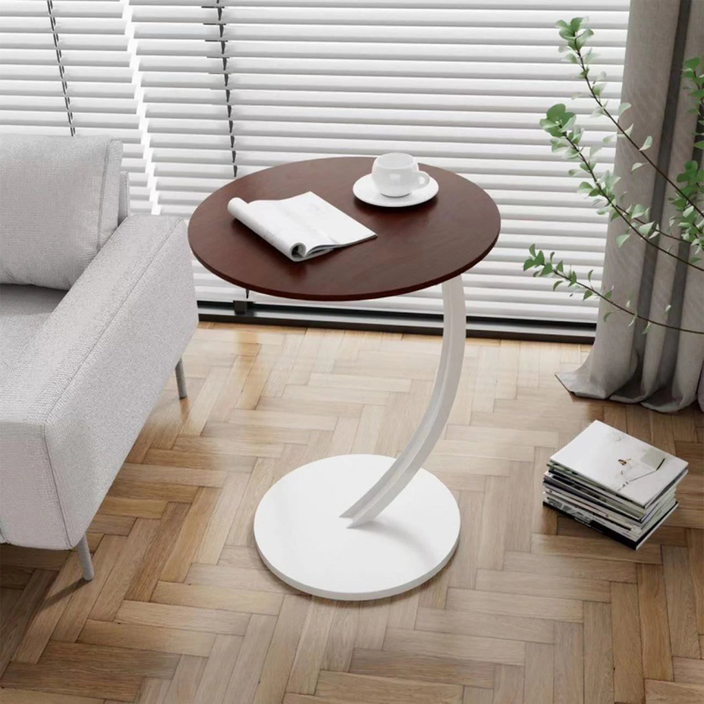 Modern Side Table with Storage