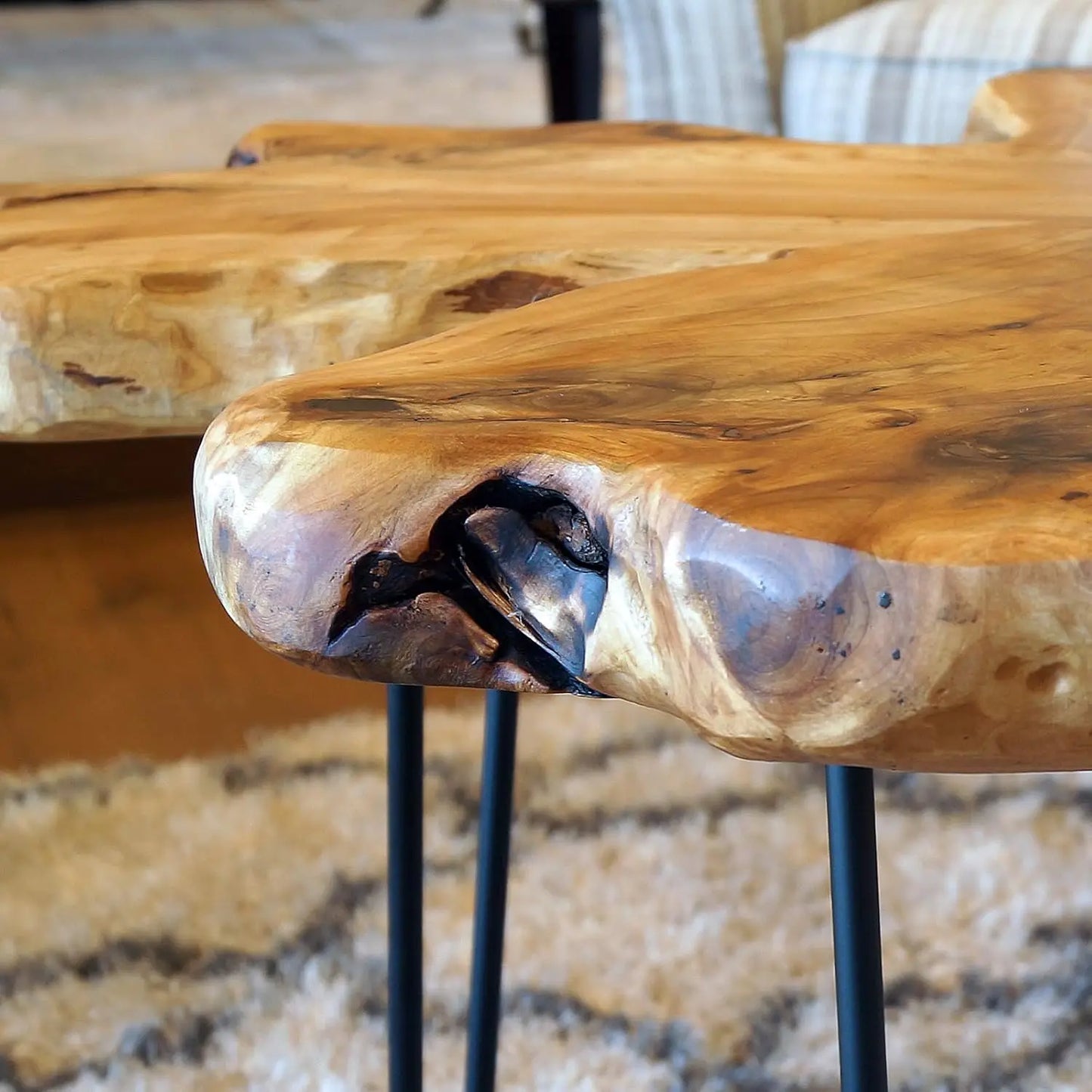 Natural Edge Wood Table