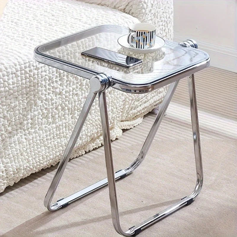 Foldable Transparent Coffee Table