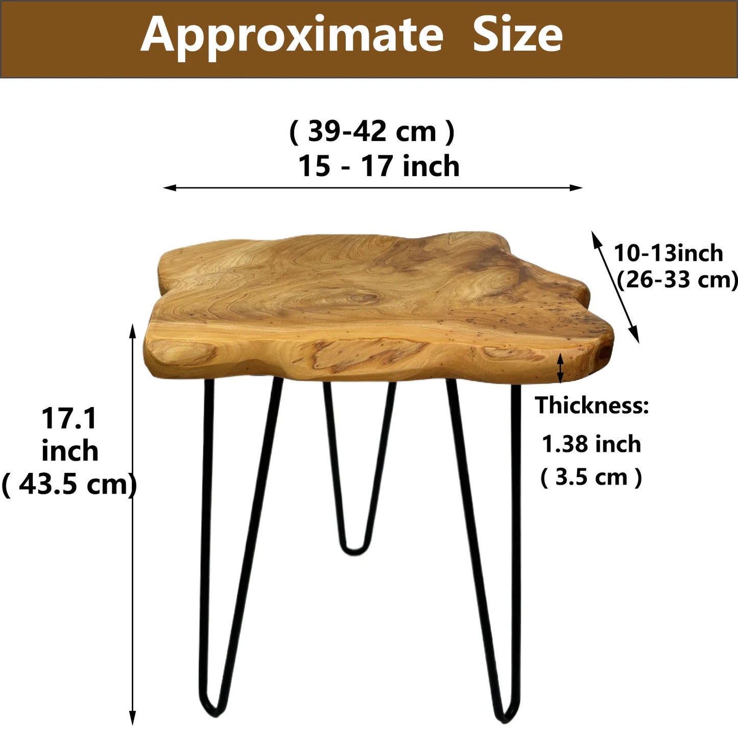 Natural Edge Wood Table