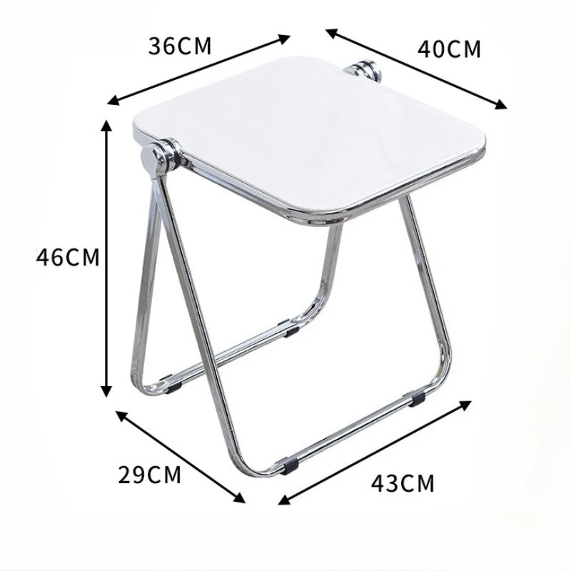 Foldable Transparent Coffee Table